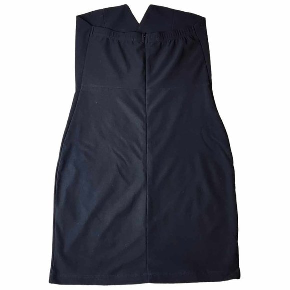 Derek Heart Couture Little Mini Black Sweetheart V Strapless sz M Juniors - Picture 3 of 13